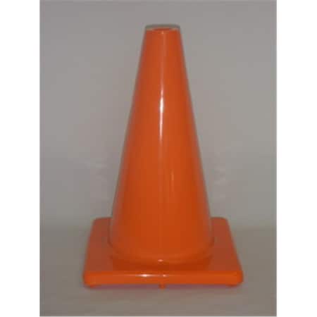 Everrich Industries Cones, Vinyl, 12 in Height, Orange EVB-0031-1